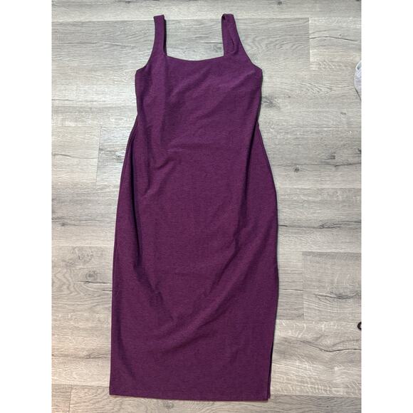 Beyond Yoga NEW Spacedye Icon Midi Dress L Purple - Picture 1 of 10
